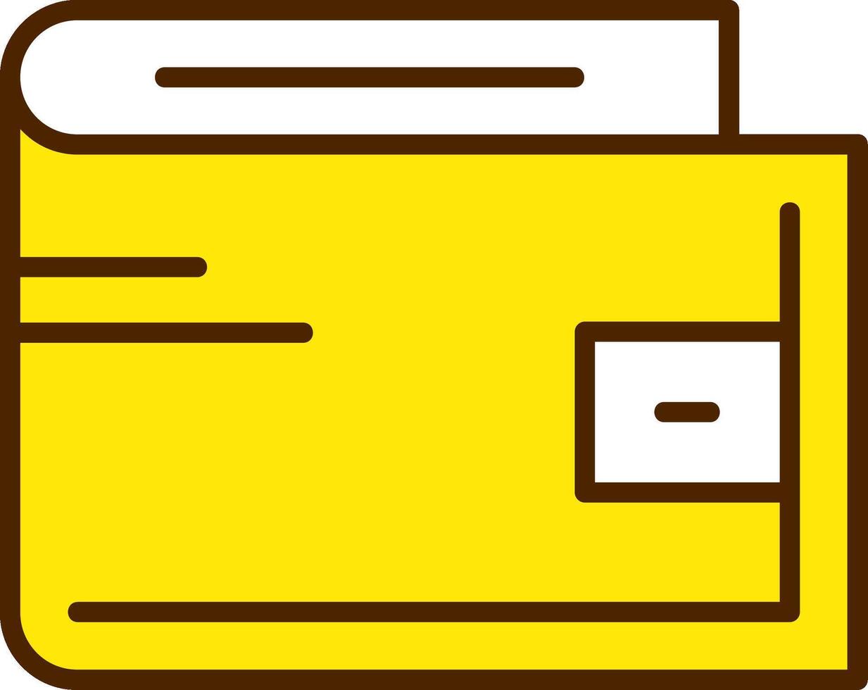 Wallet Icon Design vector
