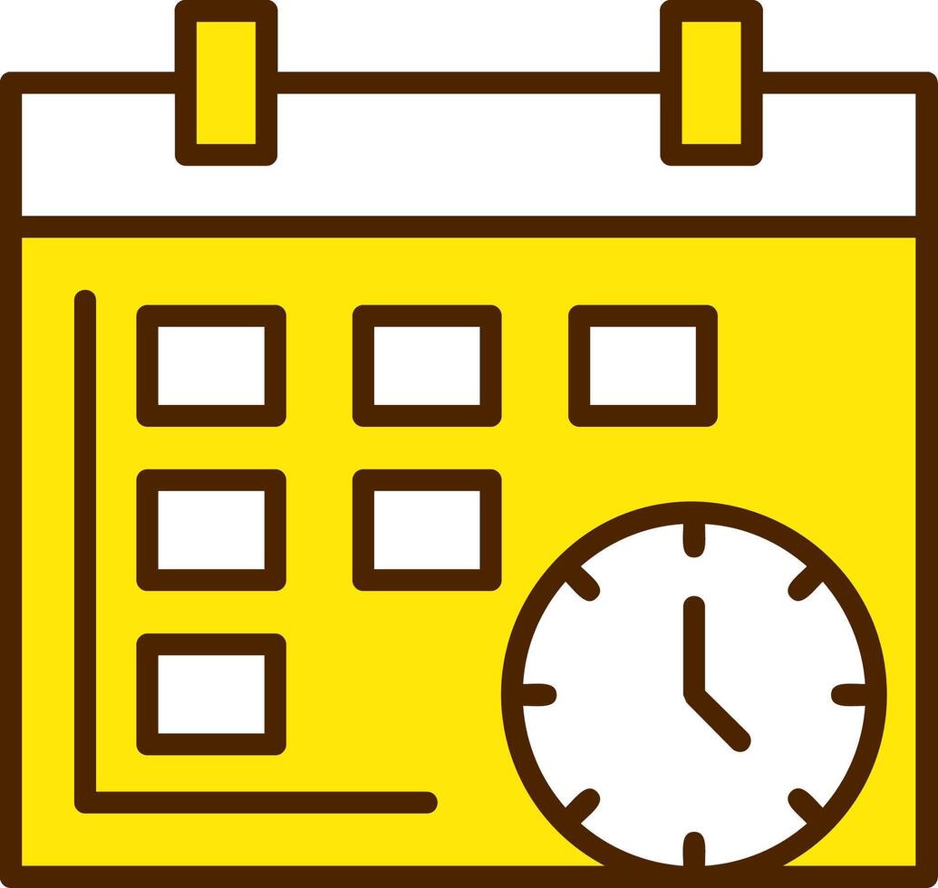 Deadline Icon Design vector