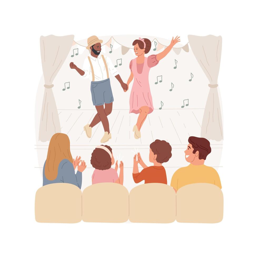 Musical isolated cartoon illustration. vector