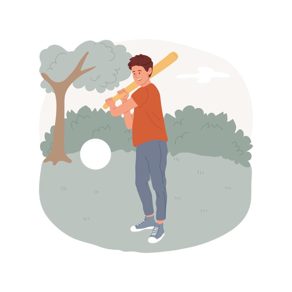 Daily practice isolated cartoon illustration. vector