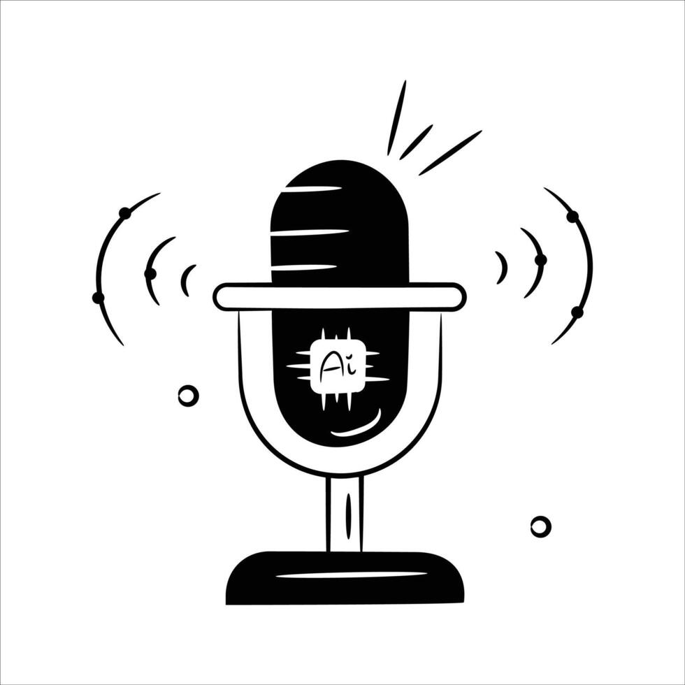 Artificial intelligence boosting audio content creation process vector