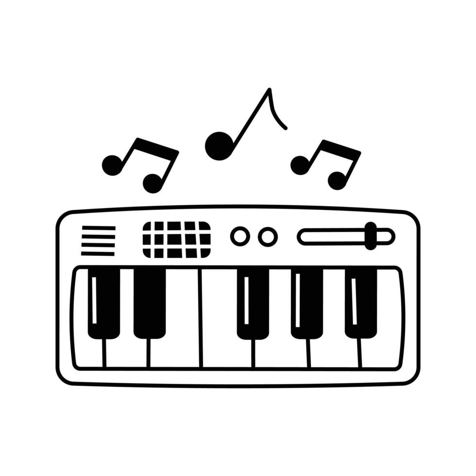Take a look at this creatively crafted musical keyboard design vector