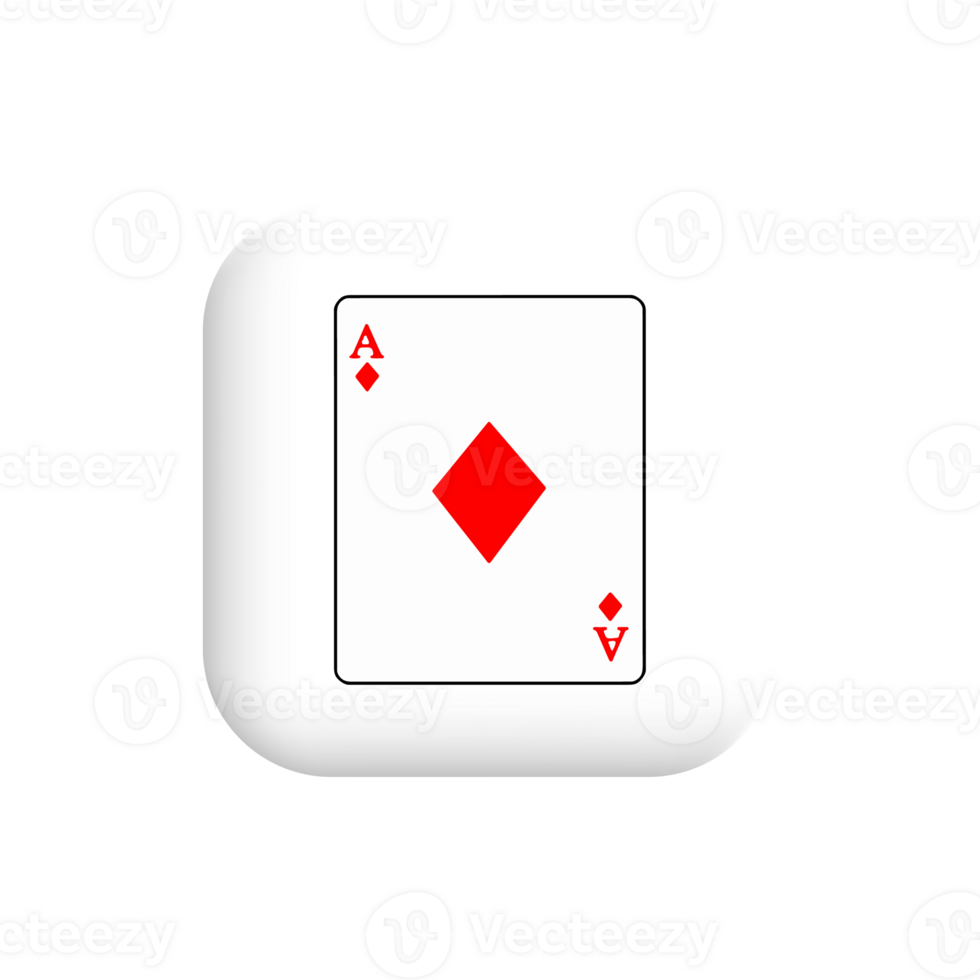 A white square with a red diamond on it png