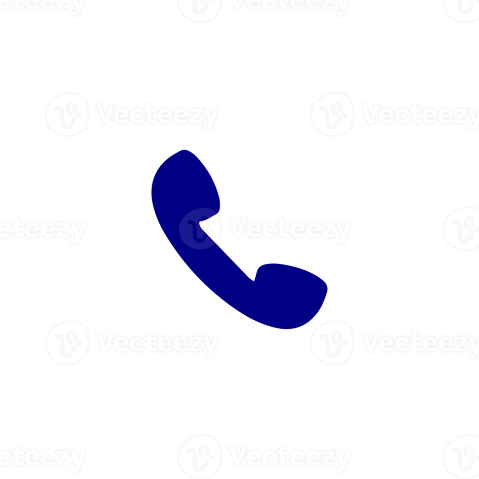 A phone icon with a blue and white circle png