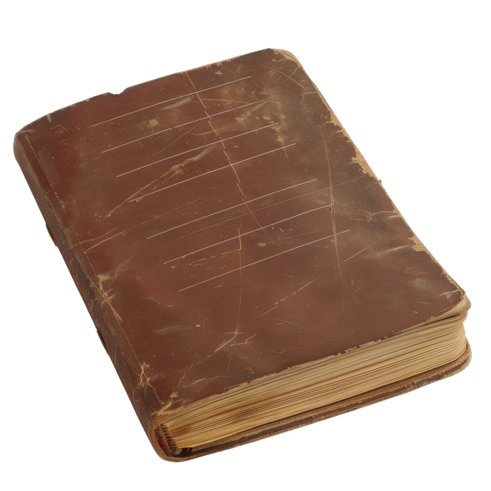 Old Book, Vintage, Worn, Leather Bound, Antiquarian, Antique, Aged png