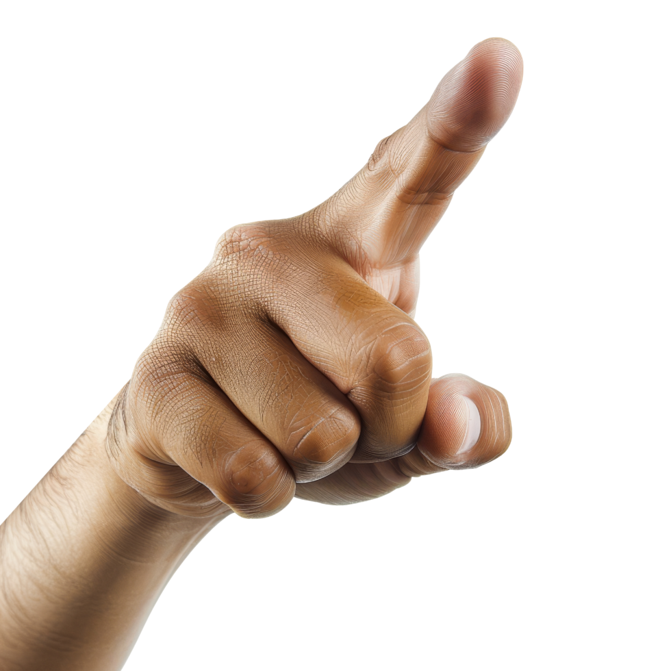 Hand Pointing Isolated png