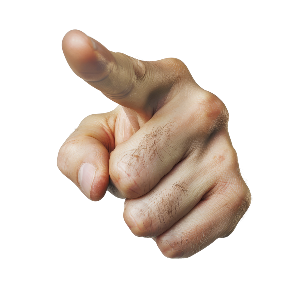 Pointing Finger Isolated png