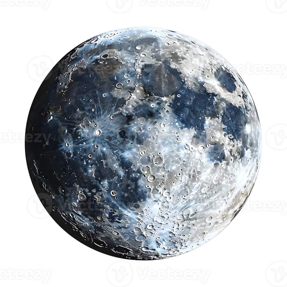 The moon on a transparent background png