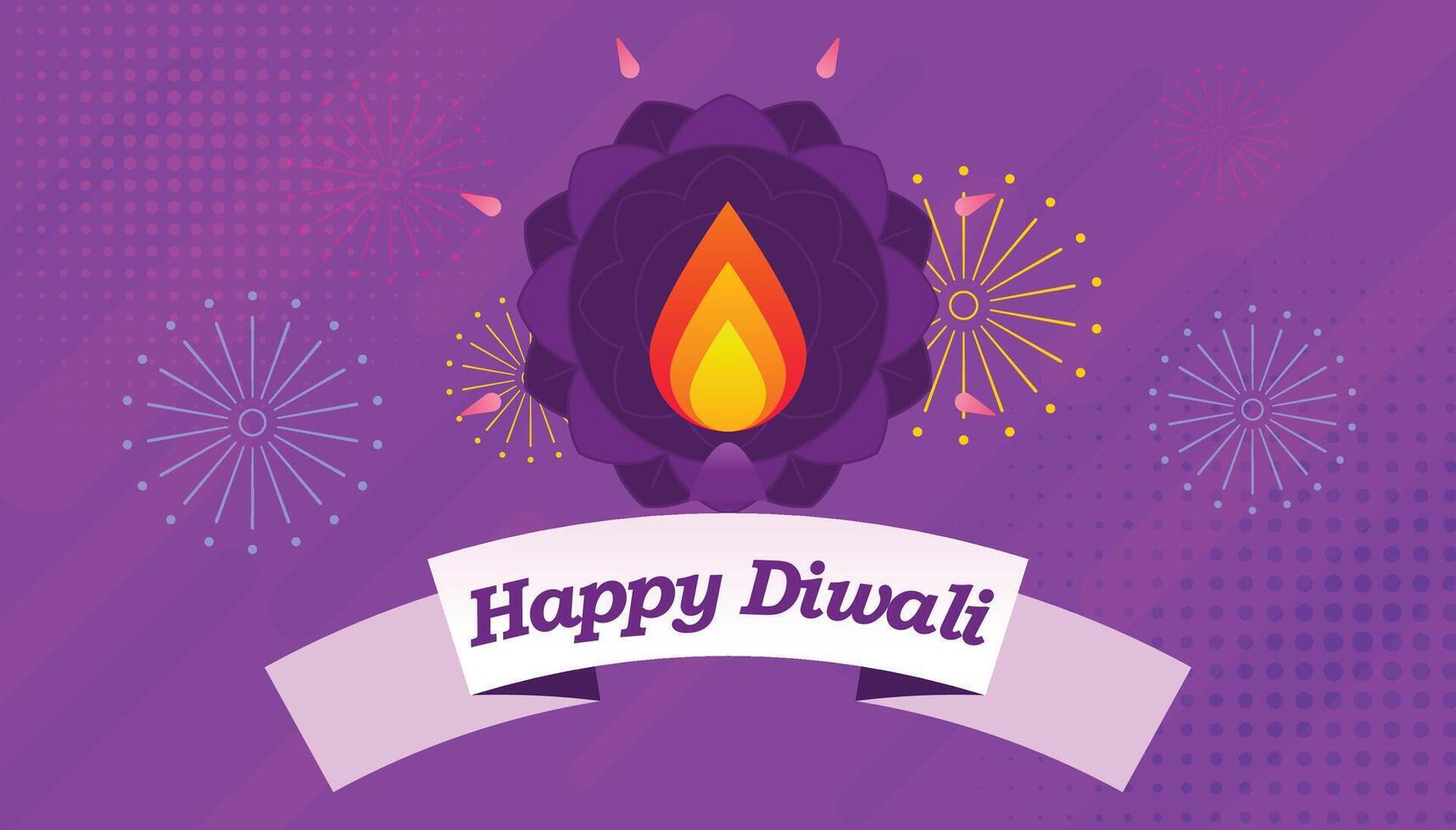 Diwali holiday banner and poster for backgroud art. vector