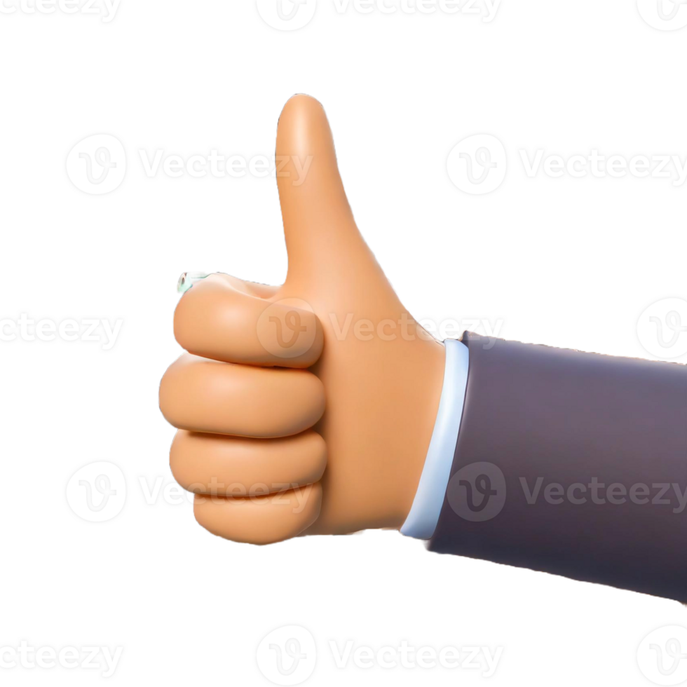 A hand with a thumbs up sign png