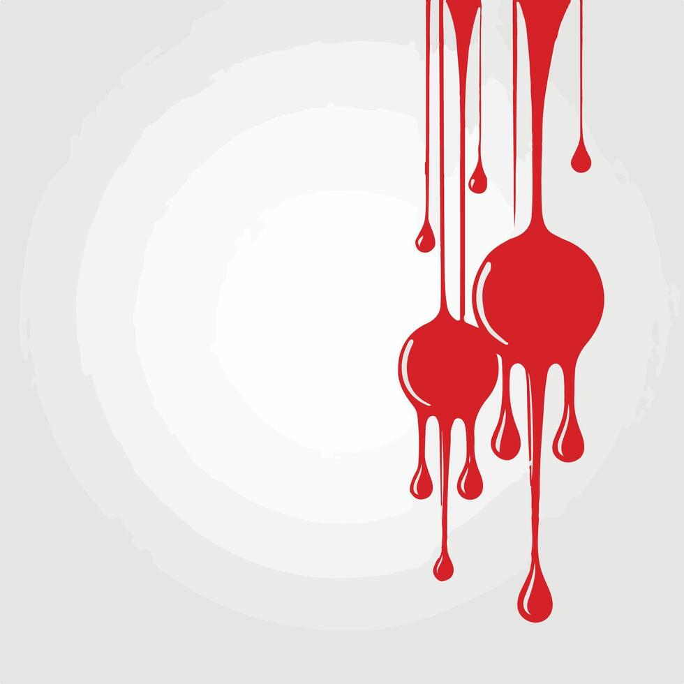 Red Splatter Backdrop A Vibrant Red Stain Pattern for Creative Projects vector