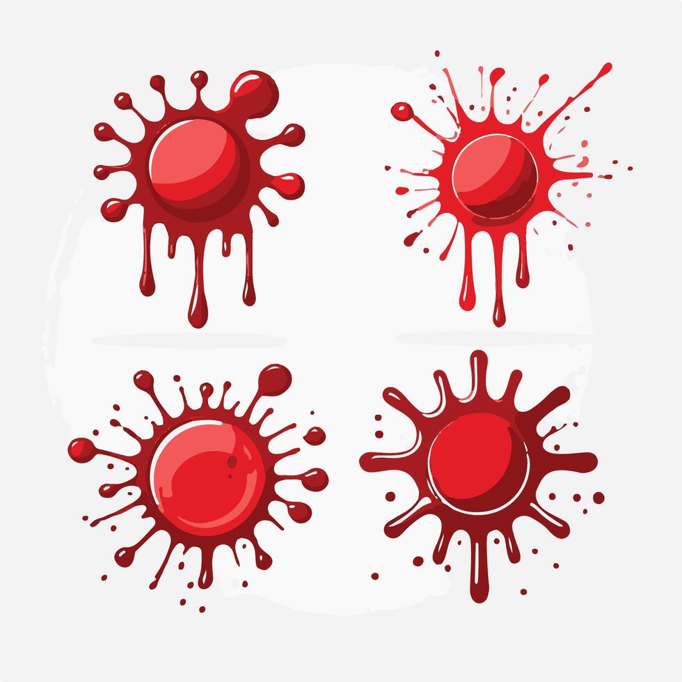 Bleeding Red An Explosive Art Collection vector