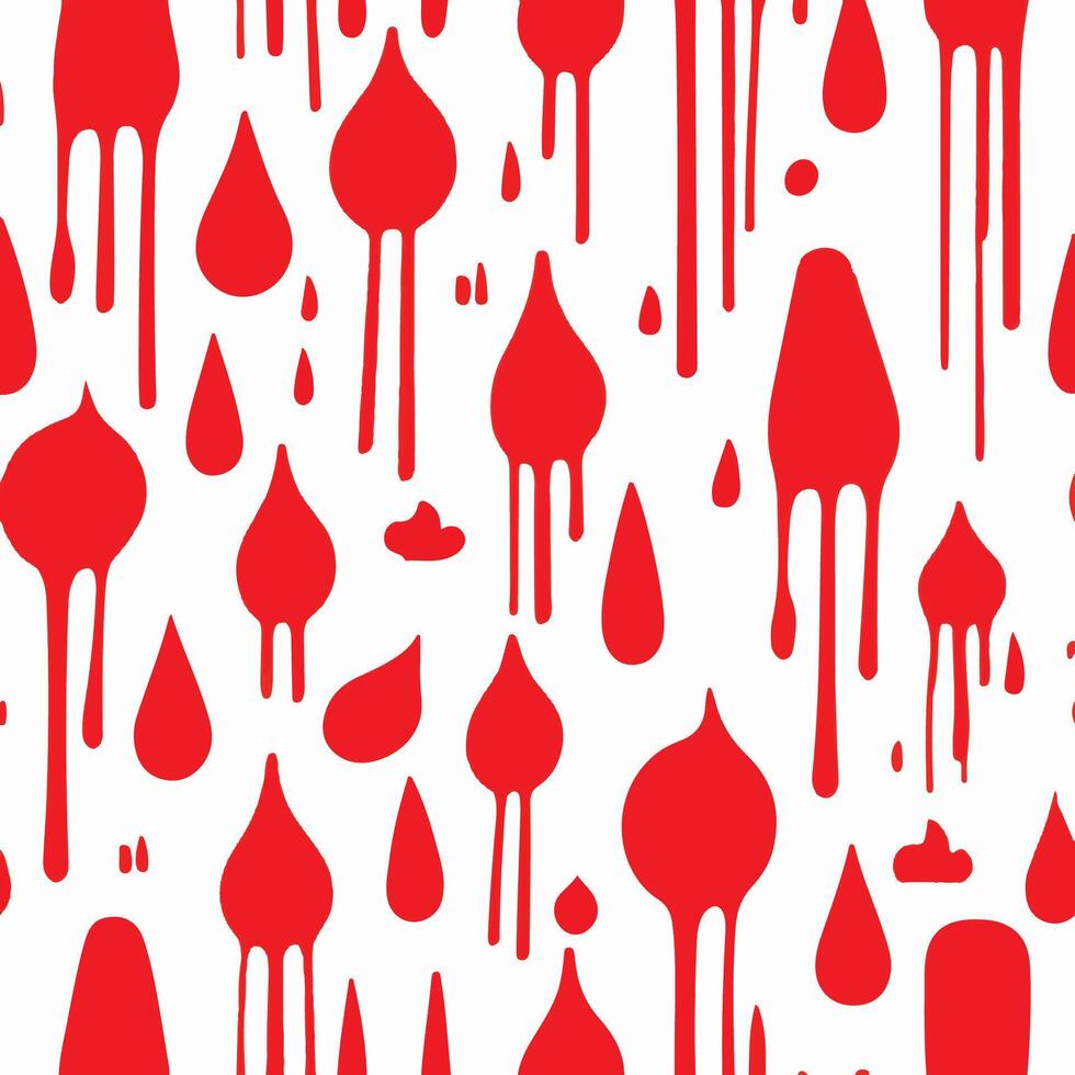 Vivid Red Drops A Symbol of Intensity and Emotion vector