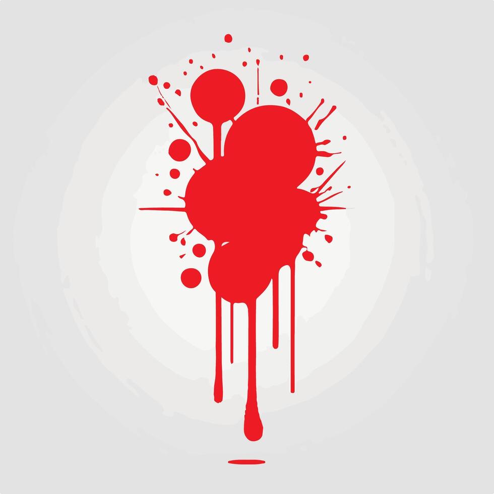 Red Stains of Violence A Symbolic Representation vector