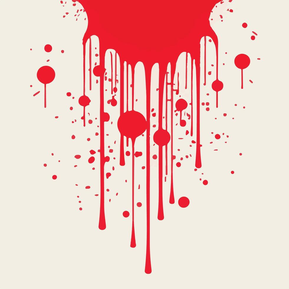 Splattered Ink The Art of Chaos vector