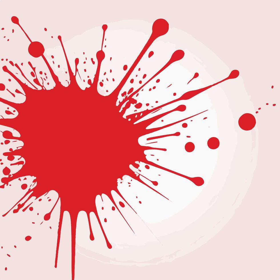 Blood Bottle Elegance Red Splatter and Blood Drops Design vector