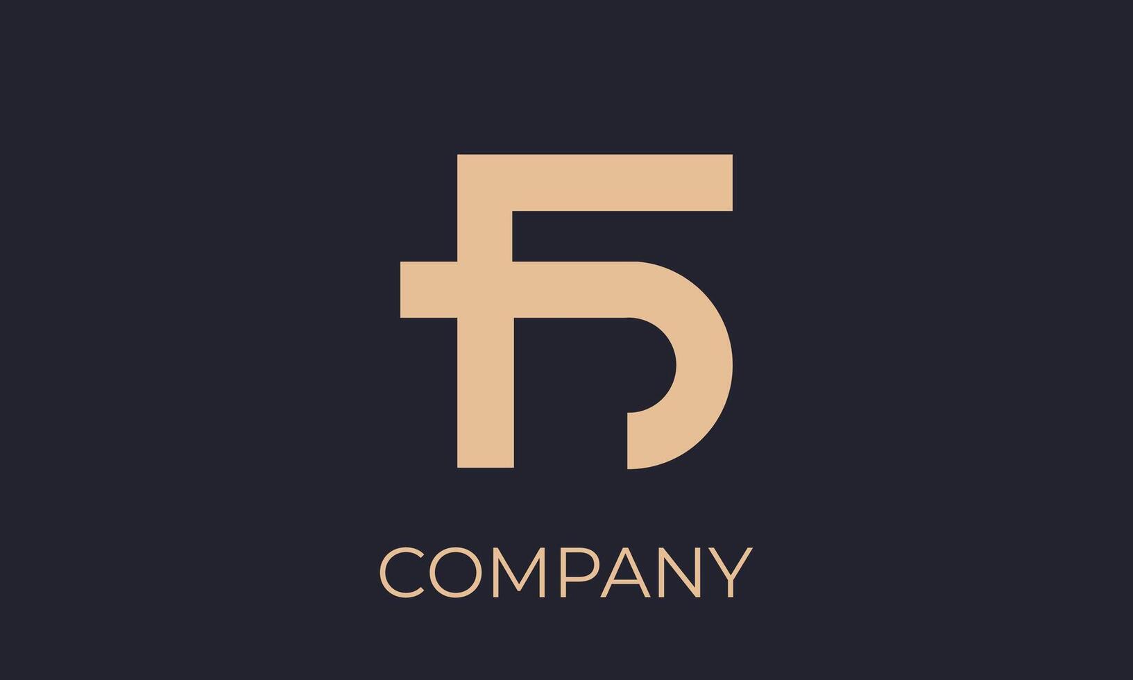Elegant F Logo for Corporate and Professional Branding vector