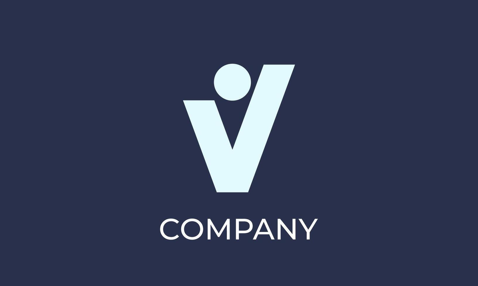 Sleek V Logo Design for Professional and Corporate Use vector
