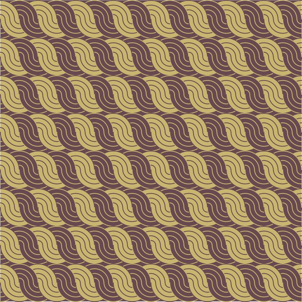 seamless pattern with brown Braid vector