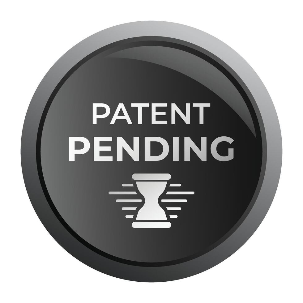 Patent Pending Icon, Symbol, Sign, Seal, Badge etc. For Business Related Design Elements vector