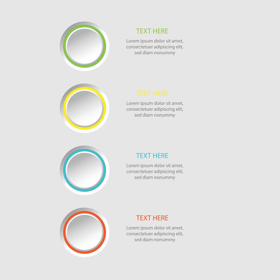 Infographic label design template with icons and 4 options or steps. Can be used for process diagram, presentations, workflow layout, banner, flow chart, info graph. vector