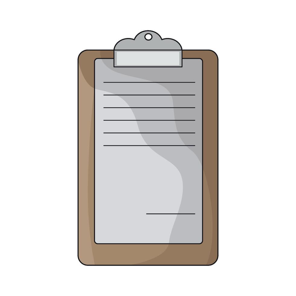 illustration of clipboard vector