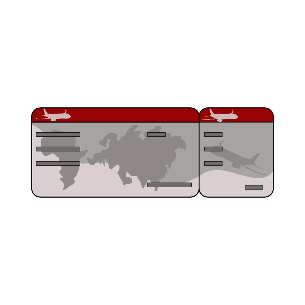 illustration of ticket vector