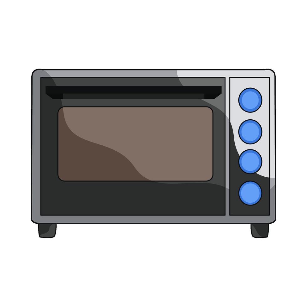 illustration of microwave vector