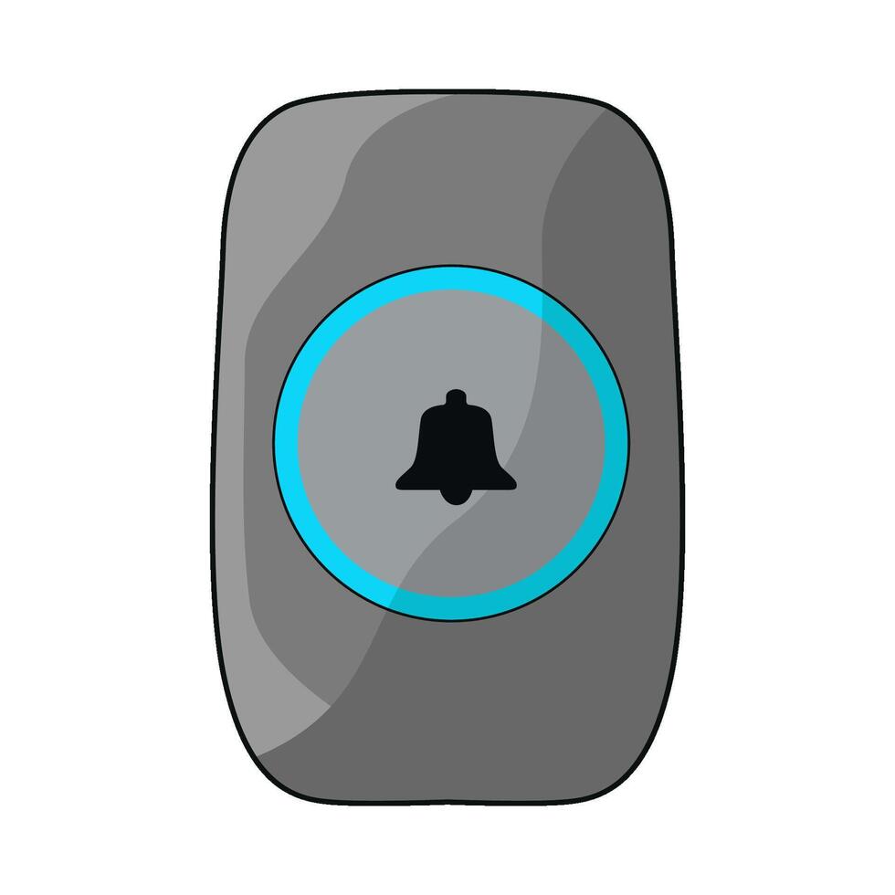 illustration of doorbell vector