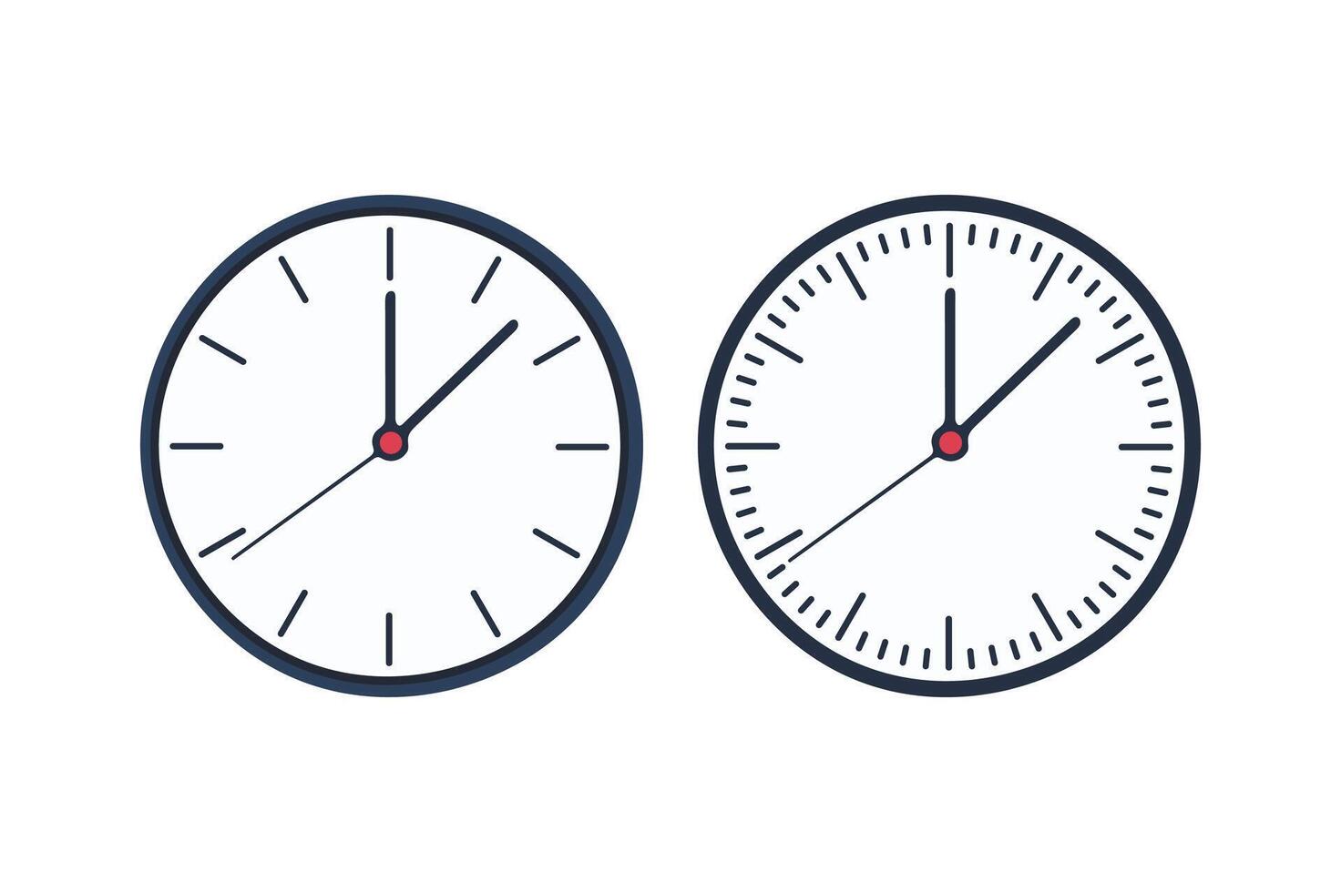 Clock Icon, Cartoon Timer Clock, Wake Up Watch Illustration vector