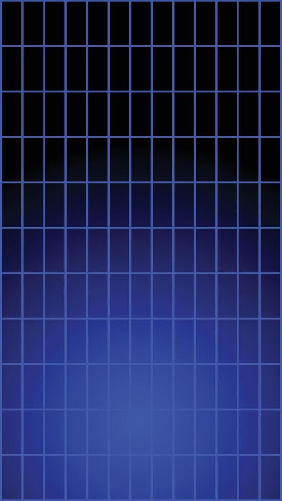 glowing neon wireframe background. Shining checkered vertical grid planes in perspective. Retro futuristic depth wallpaper. Arcade game sci fi matrix surface backdrop for poster, banner. vector