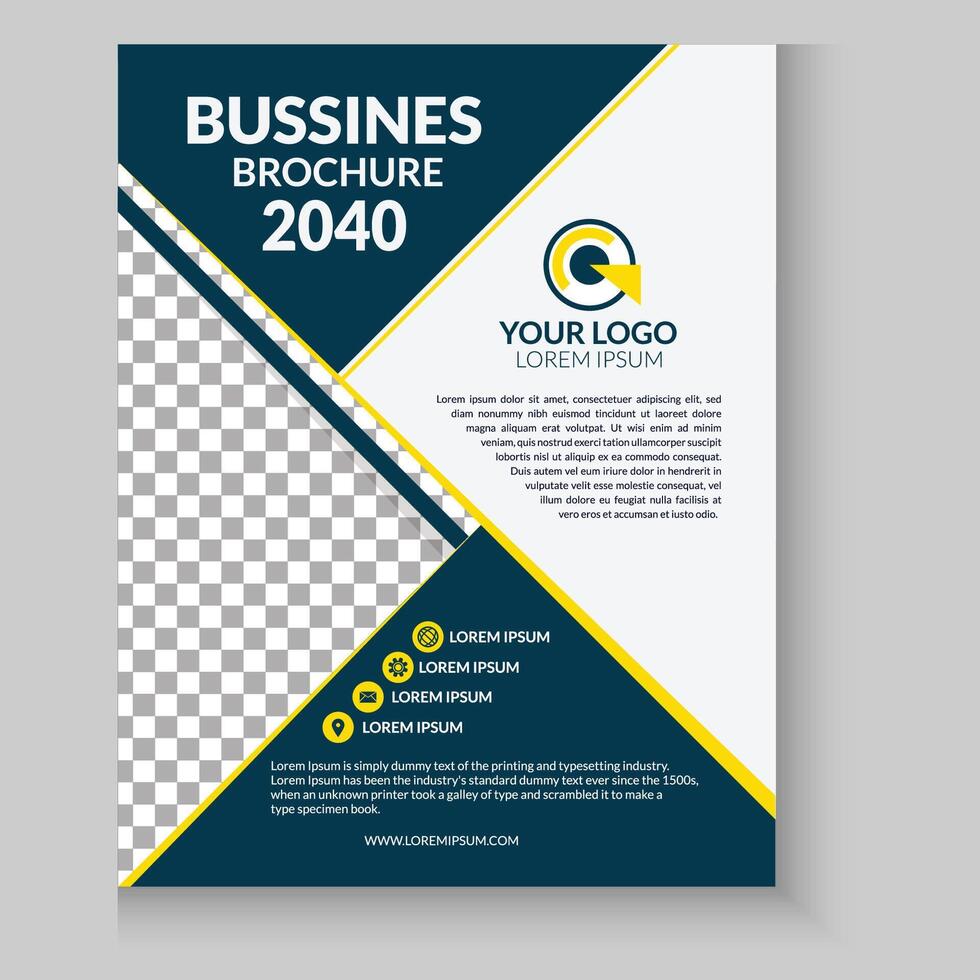 Flyer Design for your business vector