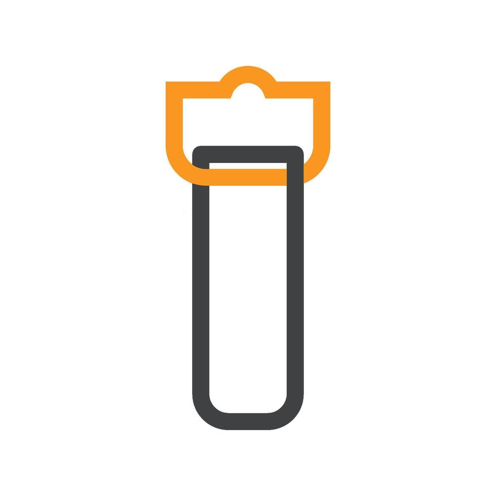 Flashlight Logo Template Icon vector