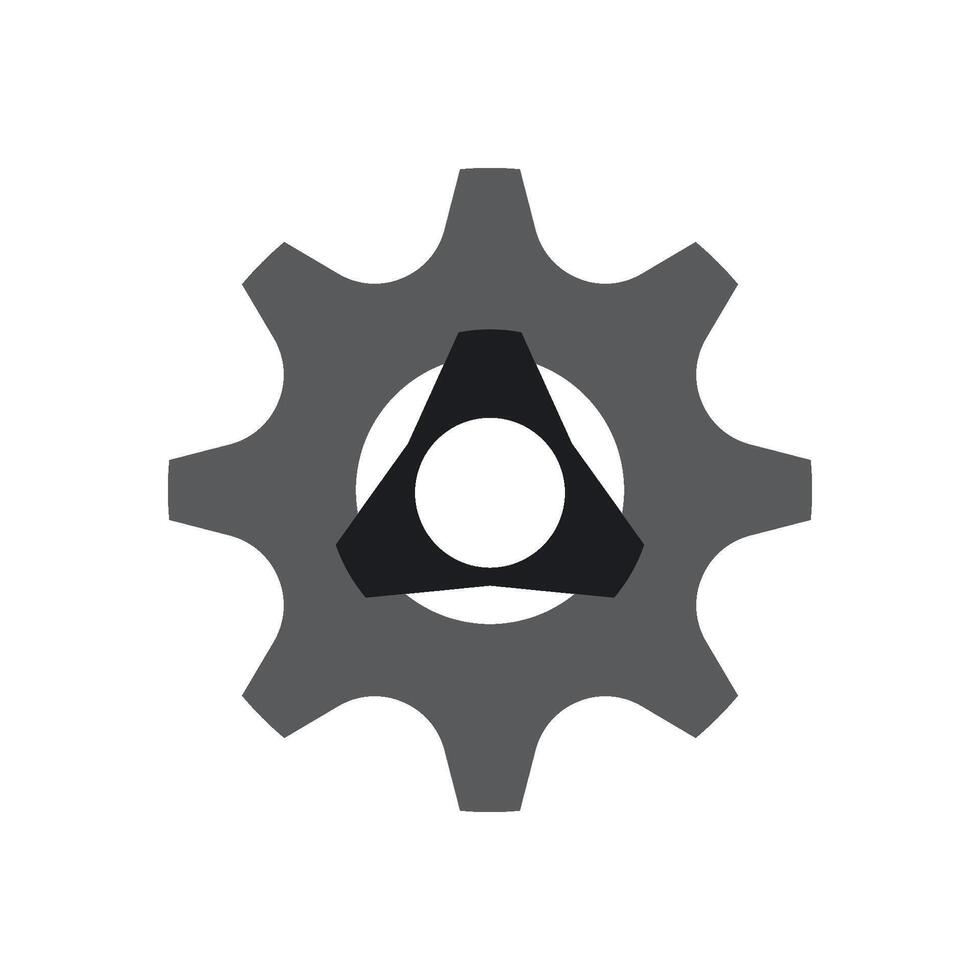 Gear Template Icon vector