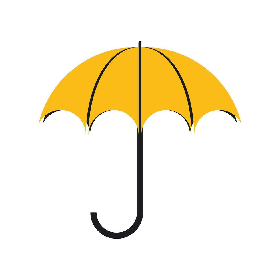 Umbrella logo icon vector