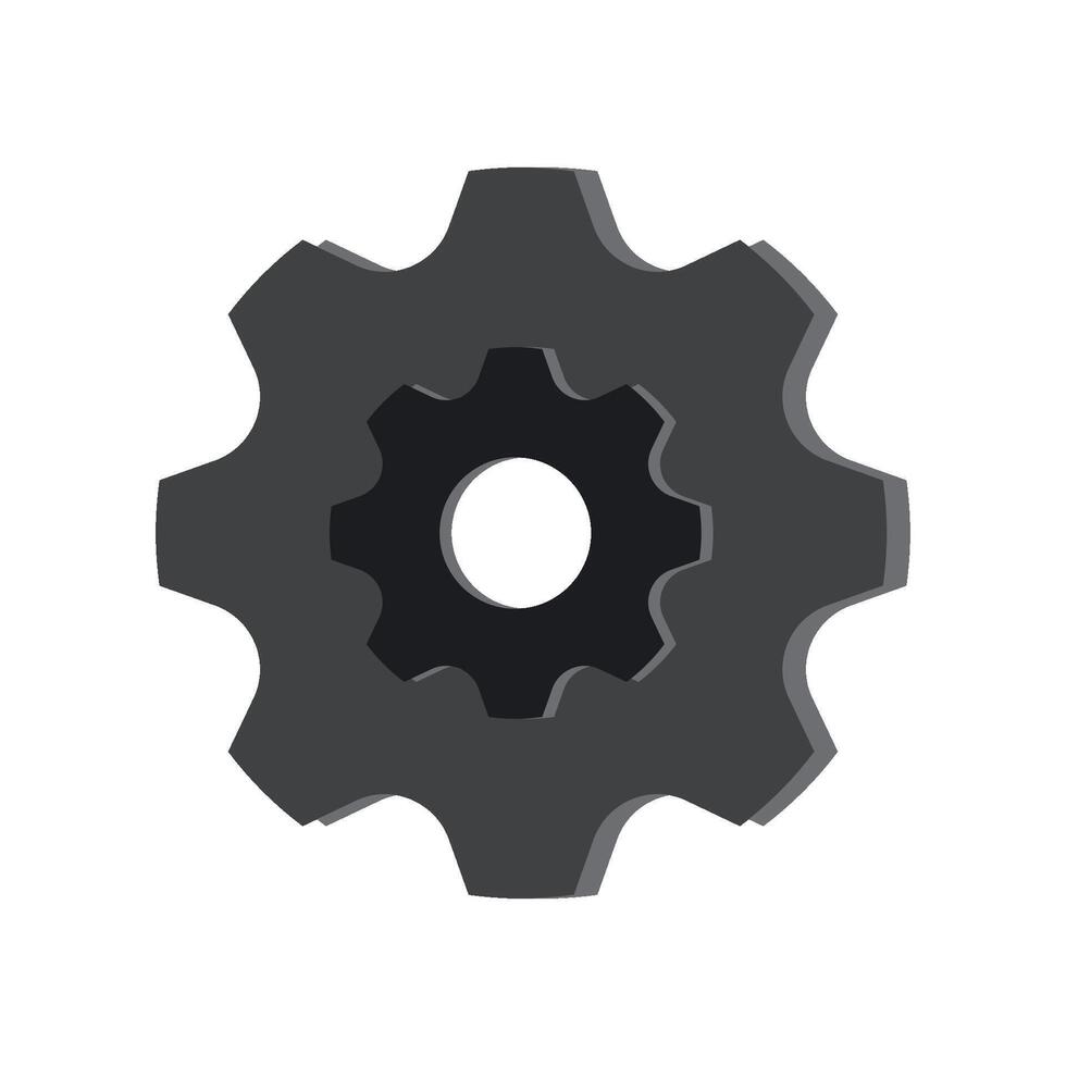 Gear Template Icon vector