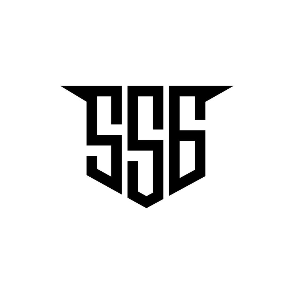 SSG letter logo design with white background in illustrator, logo modern alphabet font overlap style, calligraphy designs for logo, Poster, Invitation, etc. vector