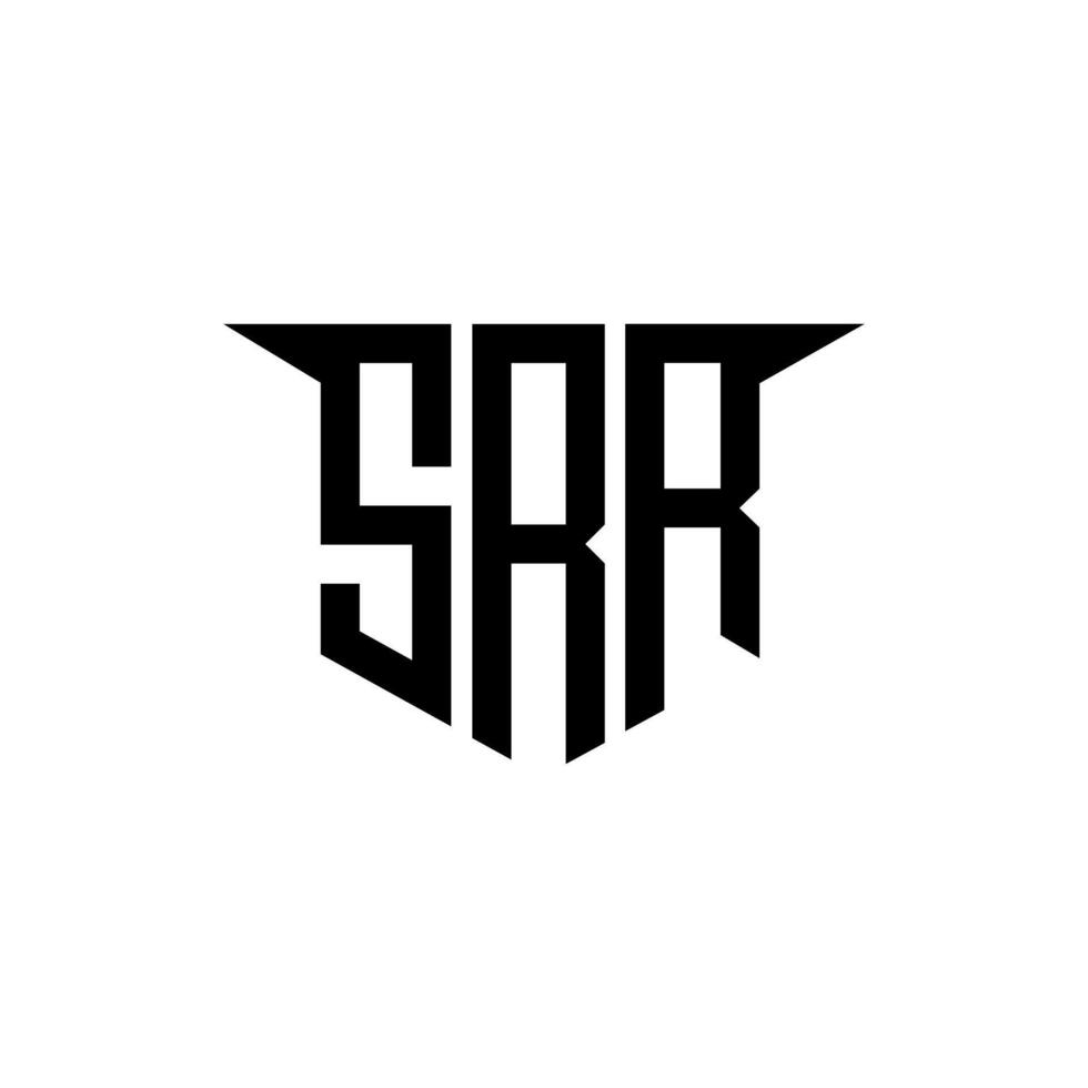 SRR letter logo design with white background in illustrator, logo modern alphabet font overlap style, calligraphy designs for logo, Poster, Invitation, etc. vector
