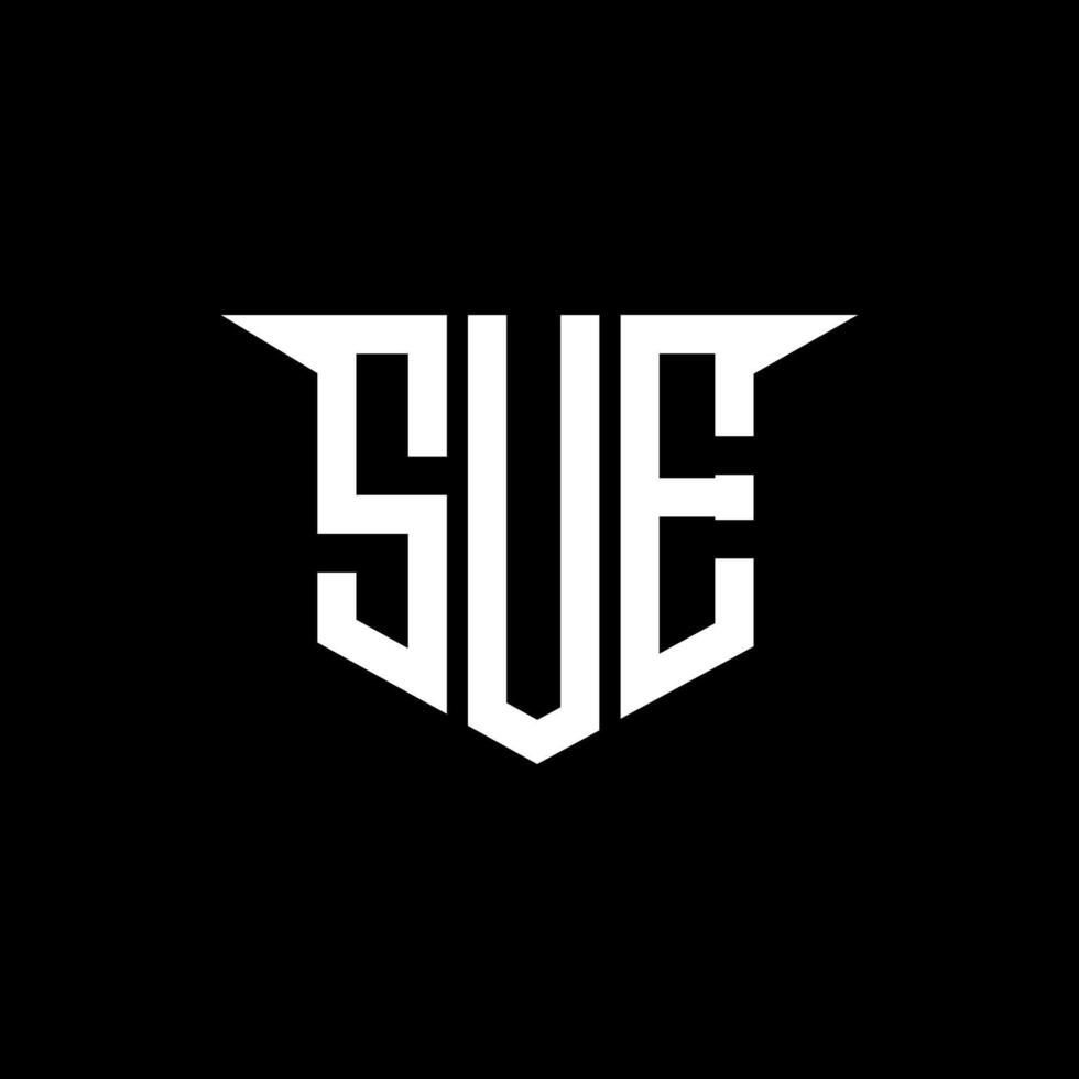 SUE letter logo design with white background in illustrator, logo modern alphabet font overlap style, calligraphy designs for logo, Poster, Invitation, etc. vector