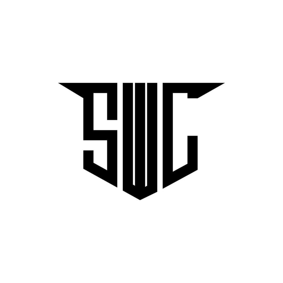 SWL letter logo design with white background in illustrator, logo modern alphabet font overlap style, calligraphy designs for logo, Poster, Invitation, etc. vector