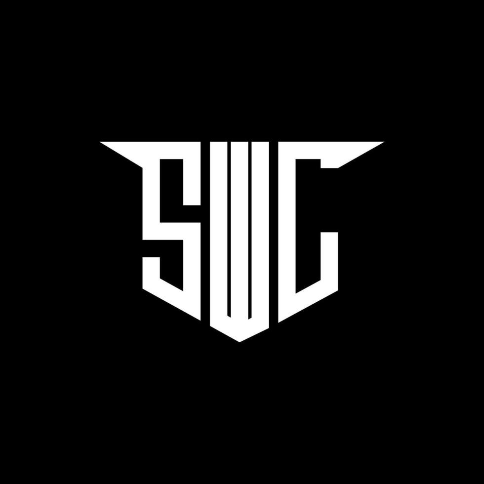SWL letter logo design with white background in illustrator, logo modern alphabet font overlap style, calligraphy designs for logo, Poster, Invitation, etc. vector