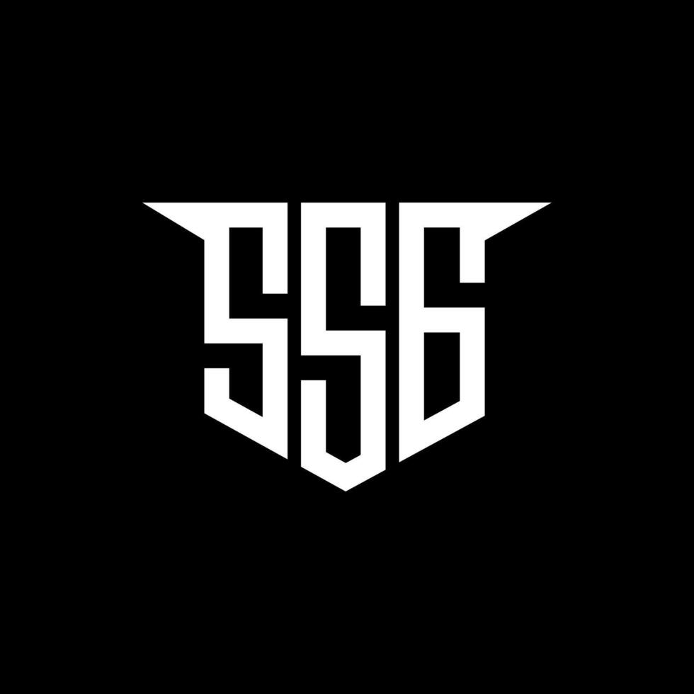 SSG letter logo design with white background in illustrator, logo modern alphabet font overlap style, calligraphy designs for logo, Poster, Invitation, etc. vector