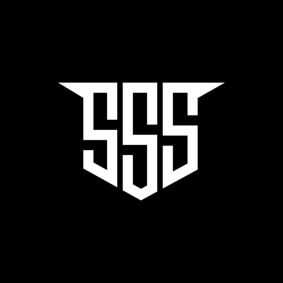 SSS letter logo design with white background in illustrator, logo modern alphabet font overlap style, calligraphy designs for logo, Poster, Invitation, etc. vector