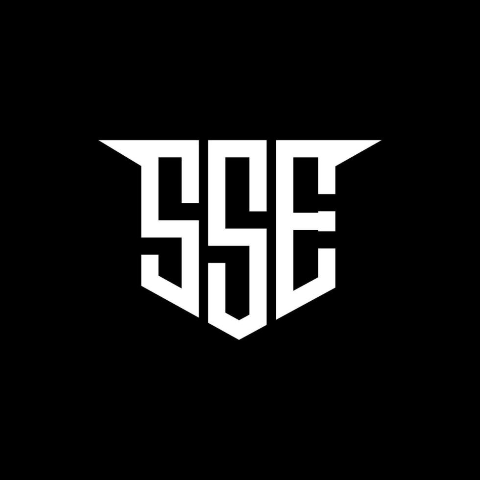 SSE letter logo design with white background in illustrator, logo modern alphabet font overlap style, calligraphy designs for logo, Poster, Invitation, etc. vector