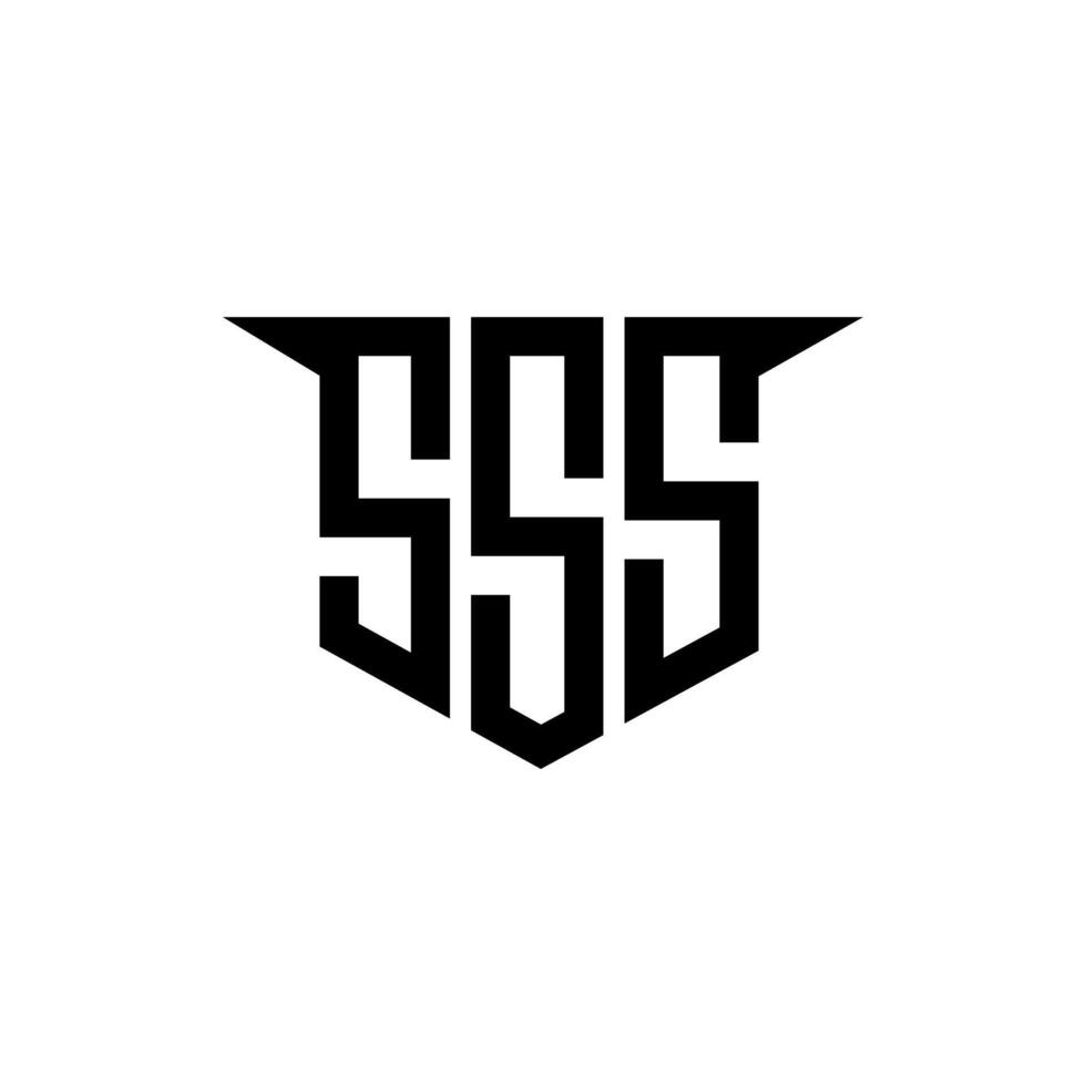 SSS letter logo design with white background in illustrator, logo modern alphabet font overlap style, calligraphy designs for logo, Poster, Invitation, etc. vector