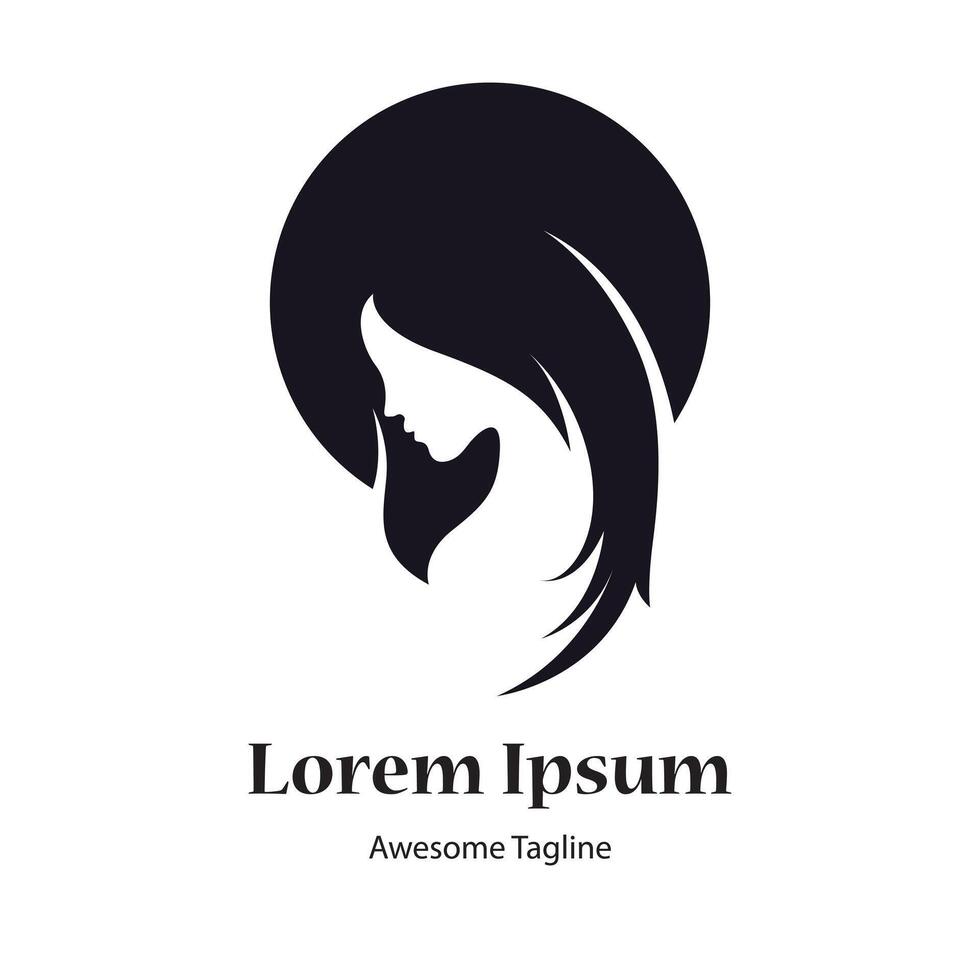 Women logo design template vector