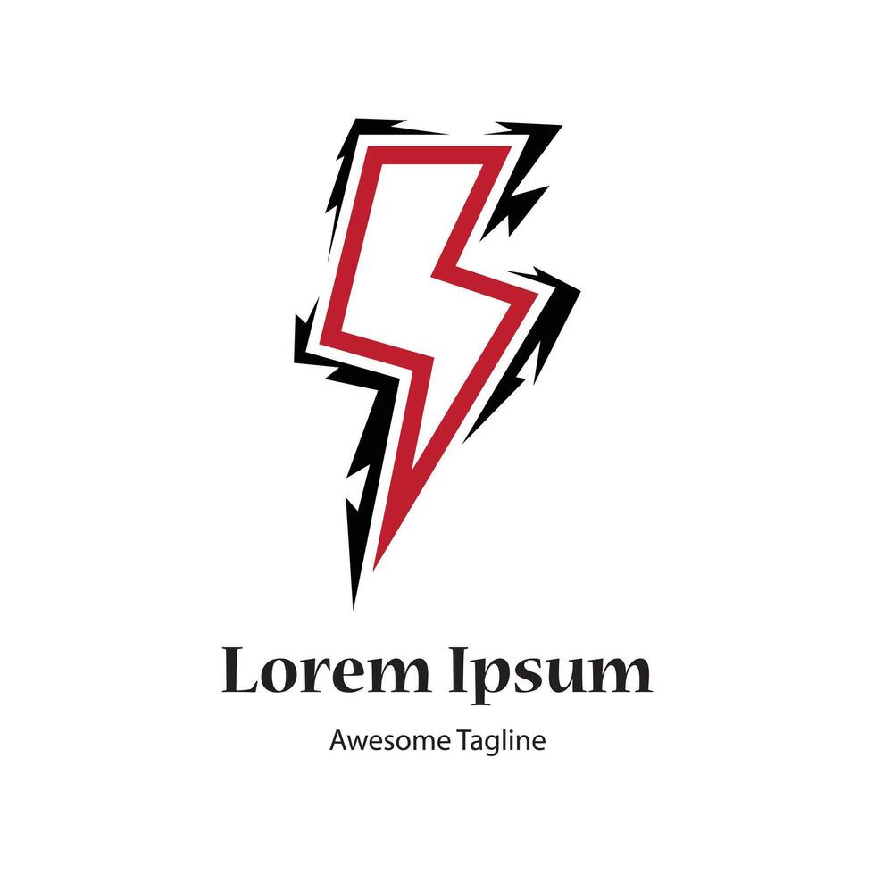 Logo tie design template vector