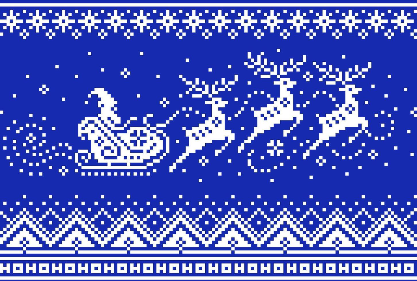 Christmas Illustrations, Christmas Wallpaper, Cross Stitch Patterns, High Quality Resolution, Fabric Decoration for Textiles, Clothing, Embroidery, Christmas Festival vector