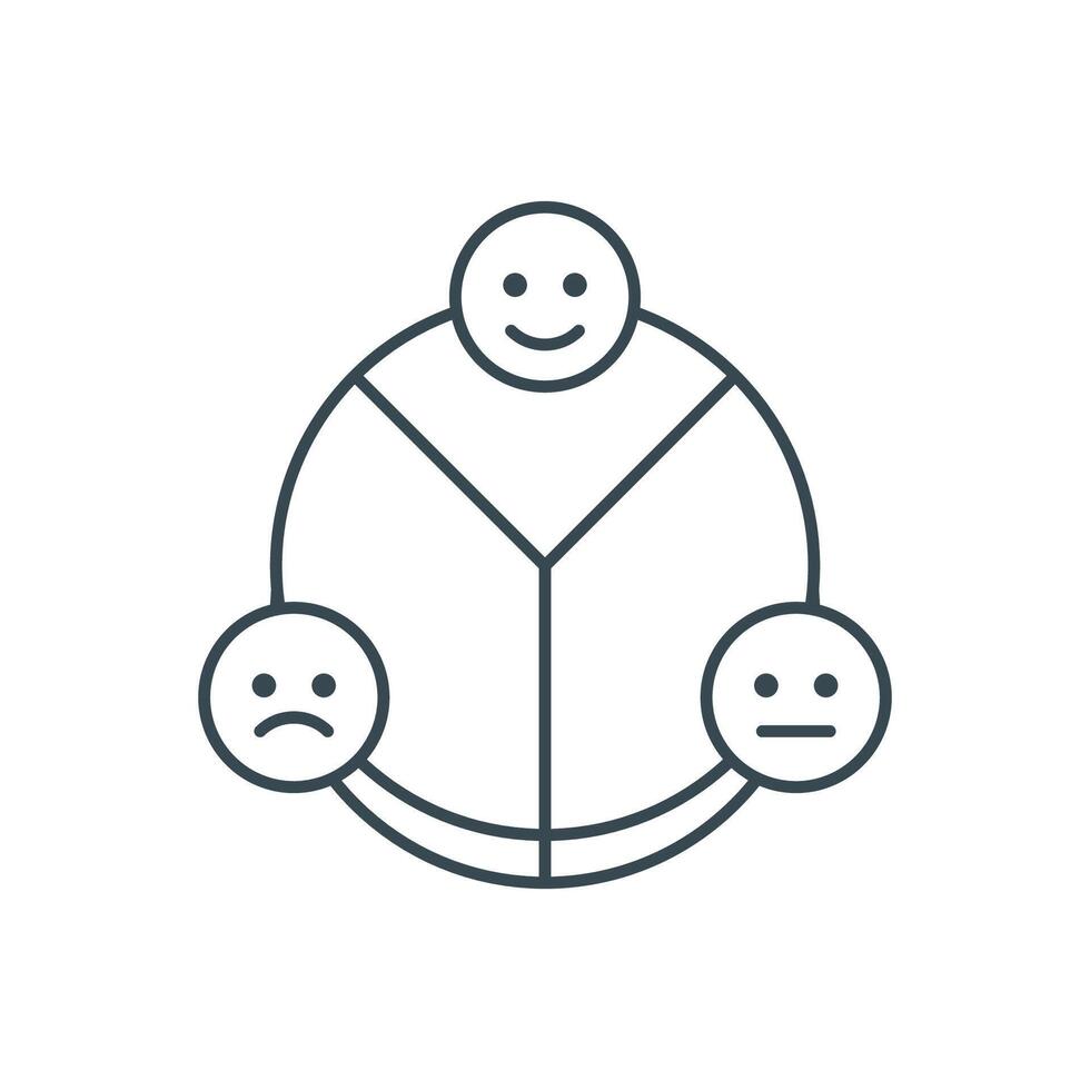 flat icon line Pie Chart EPS file vector