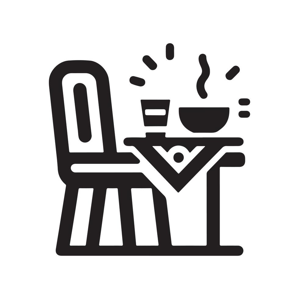 Minimalist Dining Chair Silhouette Vectors Graphics Ready to Use